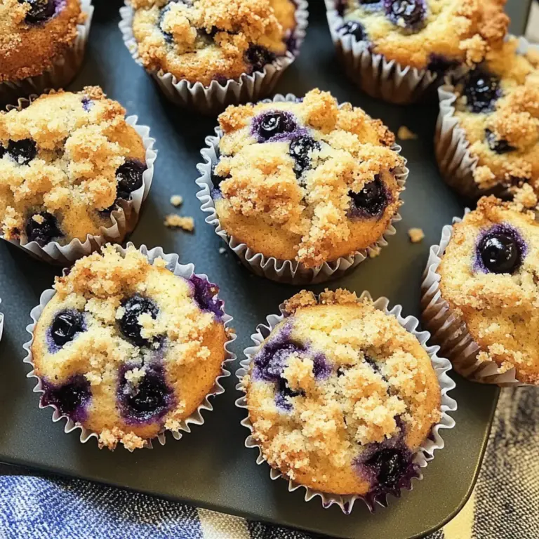 Muffins de gâteau au café aux myrtilles irrésistibles