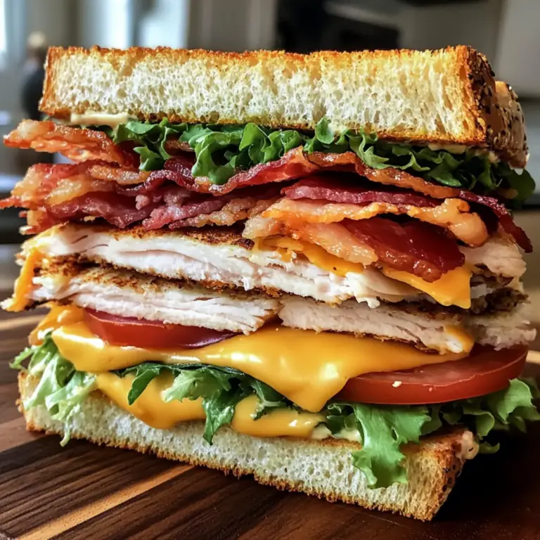 Club sandwich de cowboy classique, un délice rapide