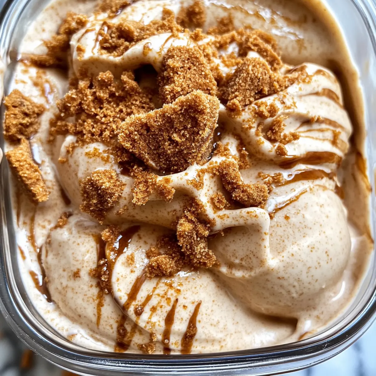 Glace Maison au Biscoff