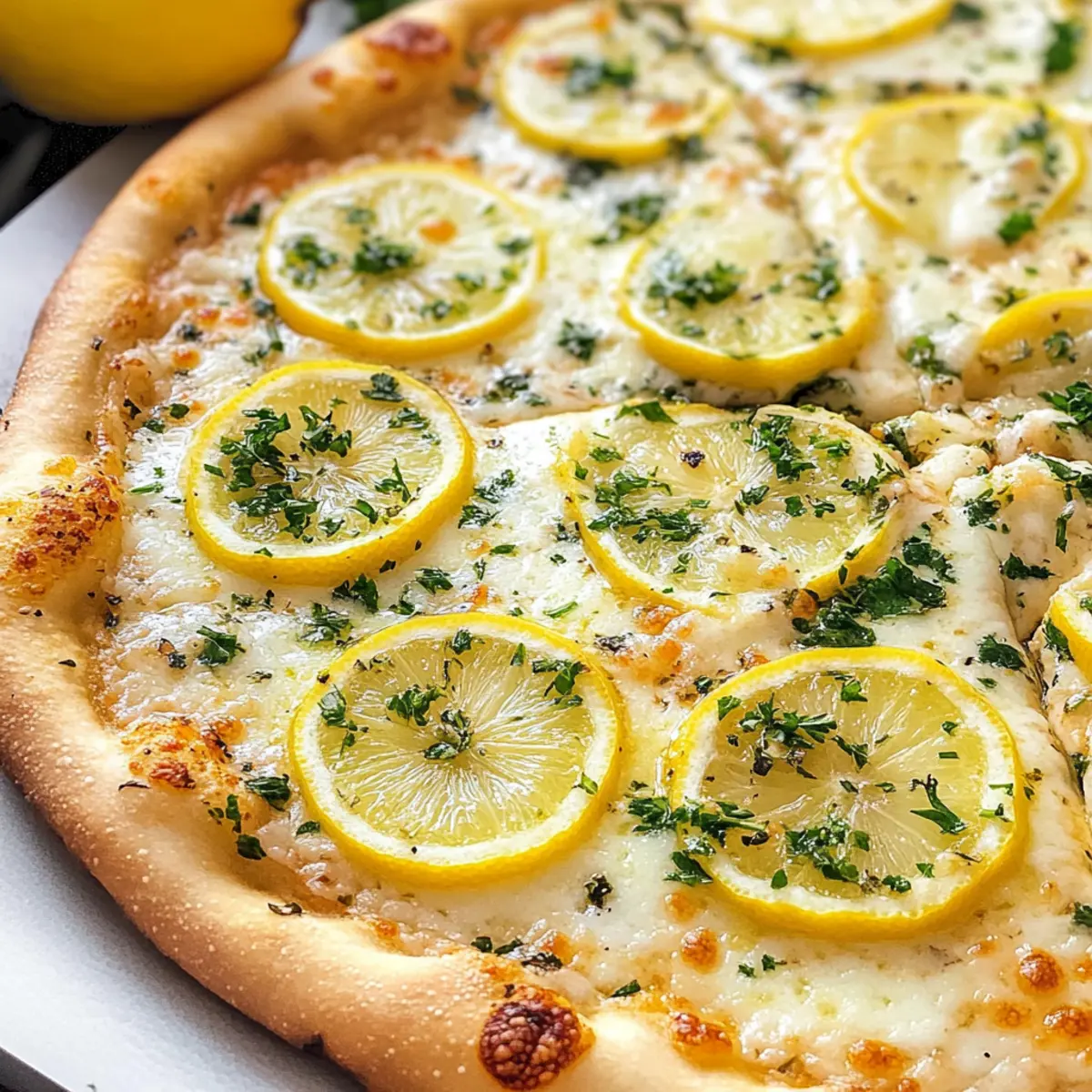 pizza au citron