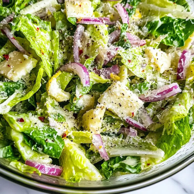 Salade de laitue au citron et parmesan facile et rapide