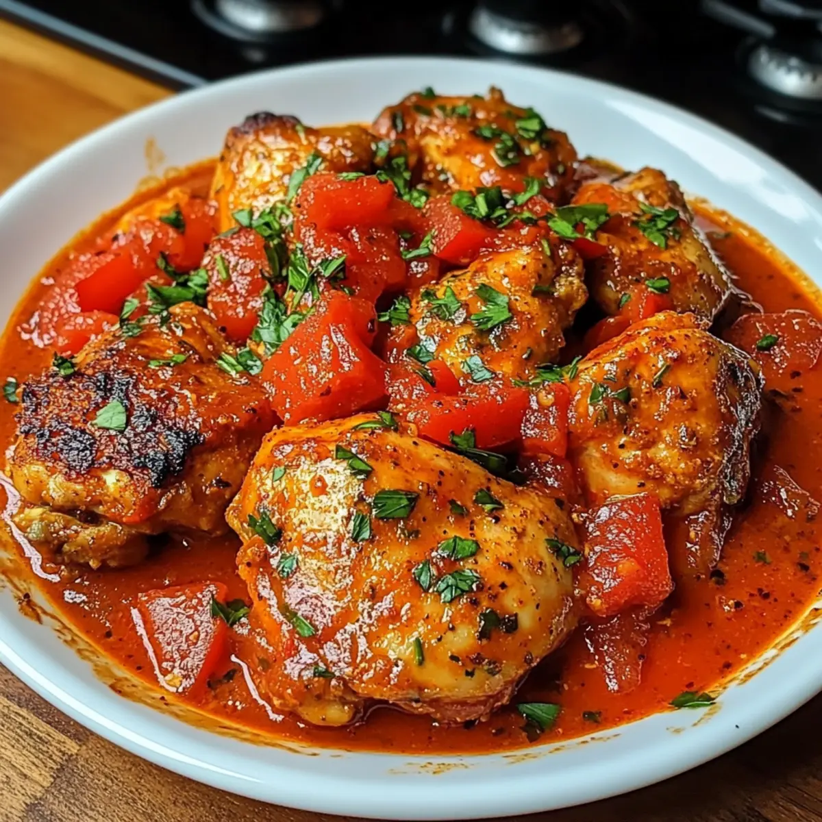 Ragoût de poulet nigérian
