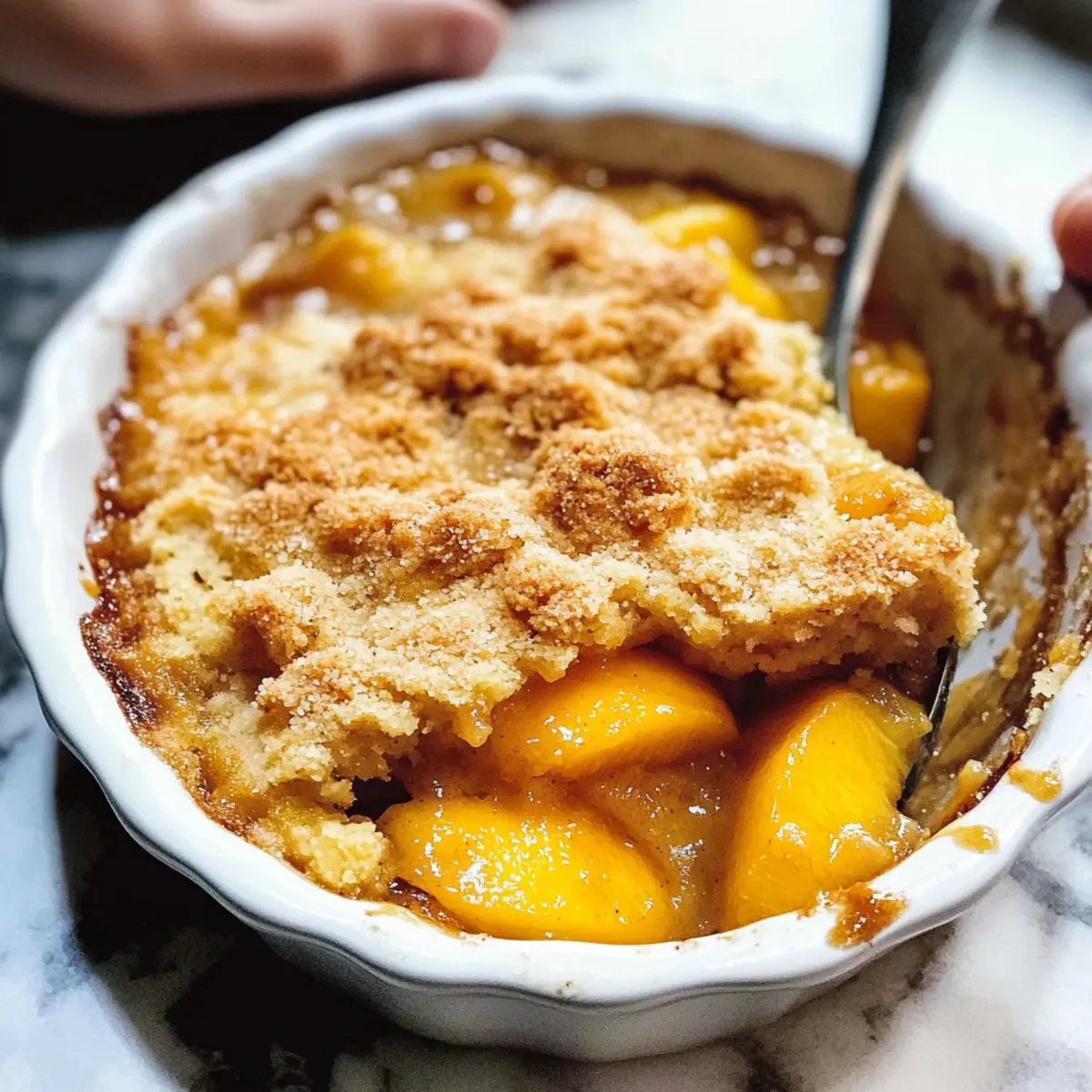 cobbler aux pêches